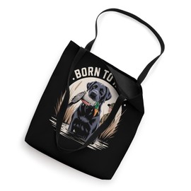 Local Boy Black Lab Marsh Scene Sunset Vintage Country Tote Bag