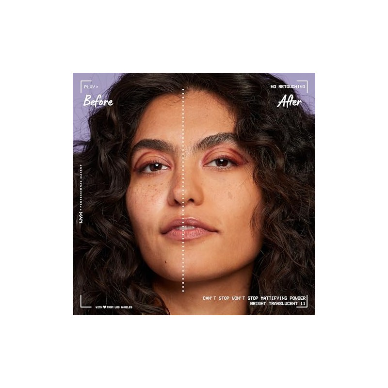 NYX Professional Makeup, Can´t Stop Won´t Stop, Polvo matificante, Tono