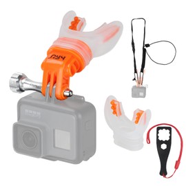 HSU Mouthpiece Mount Set for Gopro Surfing Shooting Video Shooting GoPro Hero 11 10 9 8 7 6 5 Action Camera Accessories