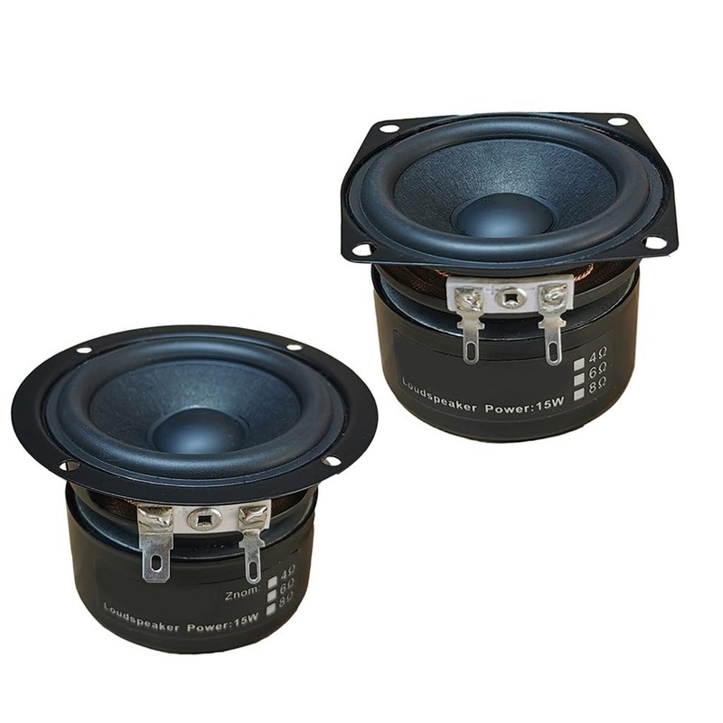 Compact 2.5" subwoofer 15W 4 ohm subwoofer horn speaker for