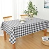 DWCN Checkered Rectangle Tablecloth - Waterproof,Spillproof Anti-Shrink Soft and Wipable