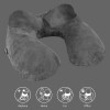 Unbranded "UROPHYLLA Inflatable Travel Neck Pillow - Soft Velvet with
