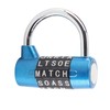 5 Dial Digit Code Combination Padlock Travel Suitcase Gym Locker