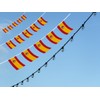 FFILL Spanish Banner Flag String, Spain Mini Flag Small Banner,