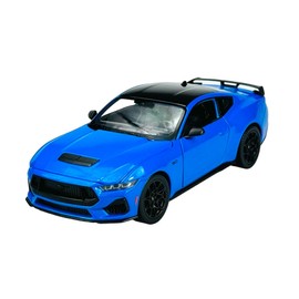 Welly 2024 Ford Mustang GT Blue 1/24 1:24 Metal Car Model Die Cast New in Box