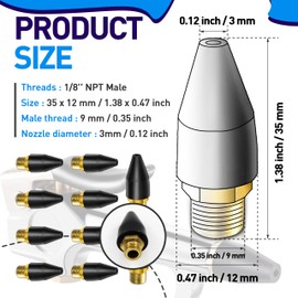 10 Pcs Rubber Air Tool For Air Nozzle Tip, Blow Gun Rubber Tip For Air Tool, Parts Air Nozzle For Air Blow Guns Tool For Air Tool Parts & Accessories Air Blow Guns Tool Black