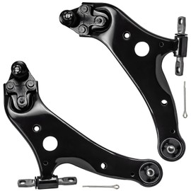 Detroit Axle - 4pc Front End Control Arms Kit for Toyota Highlander Venza Lexus RX350 RX450h, 2 Lower Control Arms and Ball Joint 2 Outer Tie Rod Ends Replacement