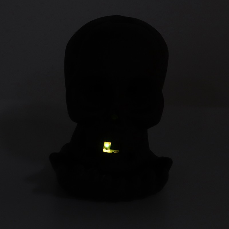 Backflow Incense Burner Purple Sands LED Light Skull Head Design