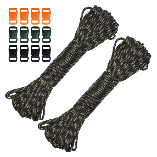 60M 550lb Paracord Rope 4mm Heavy Duty 7 Strand Nylon