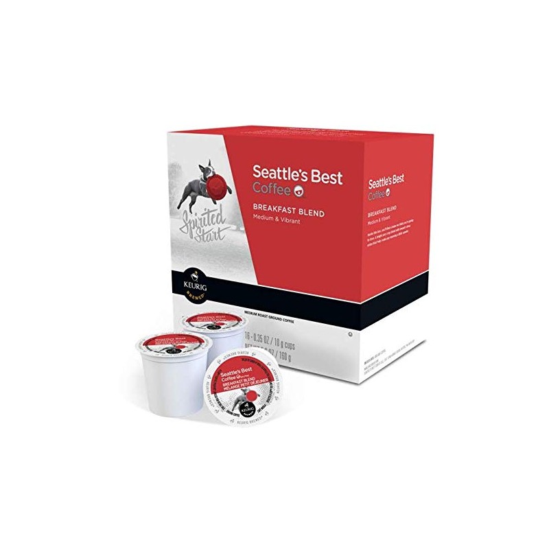 Seattle's Best Coffee Breakfast Blend single serve K-Cup pods for