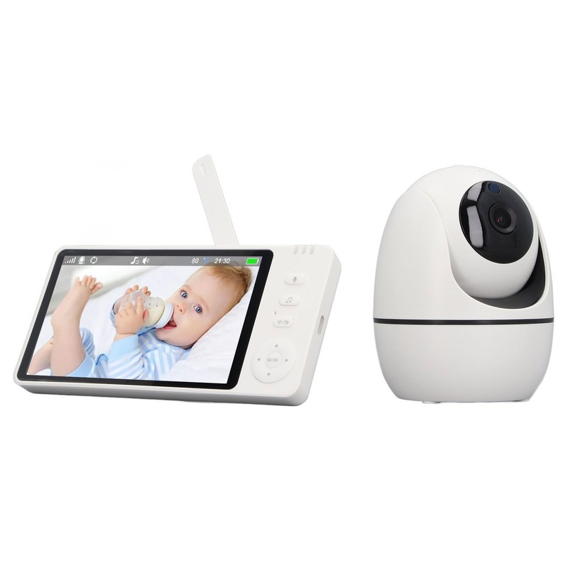 5 Inch HD Screen Baby Camera Monitor Night Vision Sound
