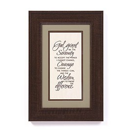 James Lawrence 3582 Serenity Prayer Framed Wall Art
