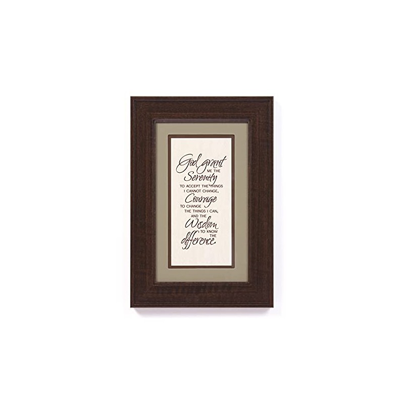 James Lawrence 3582 Serenity Prayer Framed Wall Art