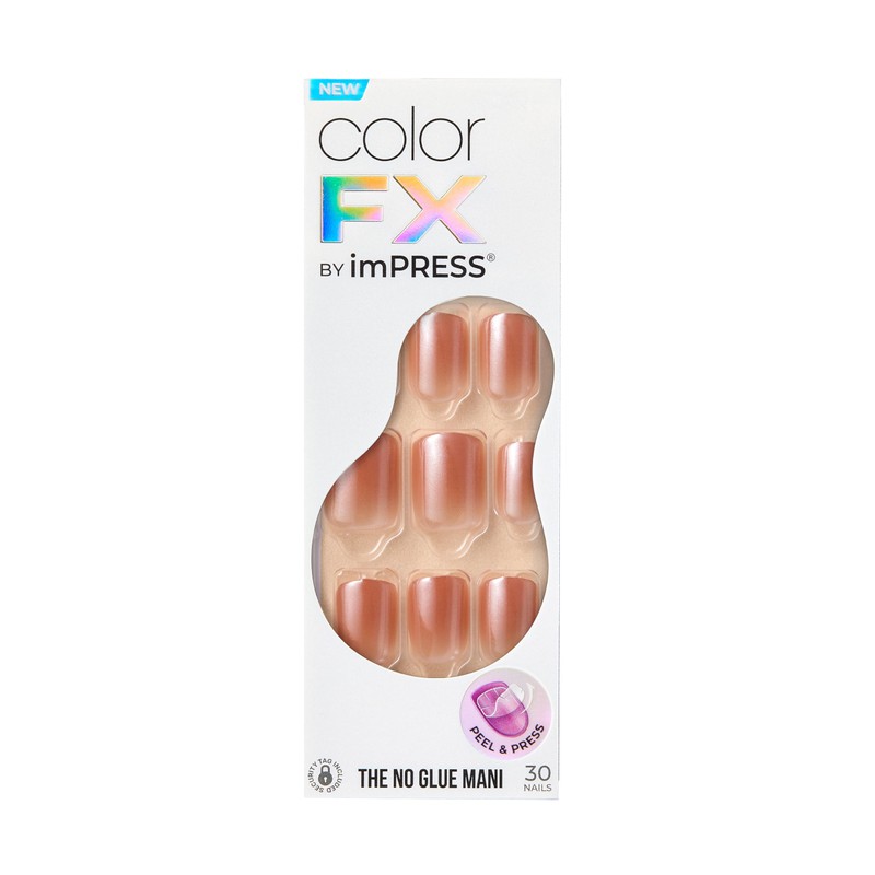 KISS imPRESS No Glue Mani Press On Nails, ColorFX, 'Last