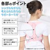 RONGUI Children's Posture Support, Stoop, Suitable for Heights: 39.4 -