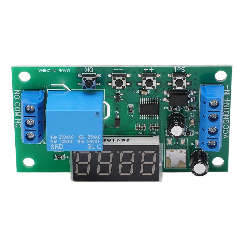 Multifunctional Pulse Counter Relay Board 0.1S to 9999999.9s 0.01s Accuracy
