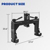 SYNTHACY 3 Point Quick Hitch with Quick Attach Adapter, Heavy-Duty