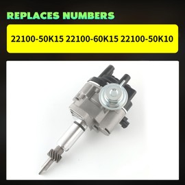 HLBTK 22100-50K15 Ignition Distributor Compatible with Nissan H20 H20-II H20-2 H25 K15 K25 / for Komatsu TCM Forklift