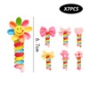 Pack of 7 Colourful Hair Bobbles, Phone Cable Hair Bobbles,