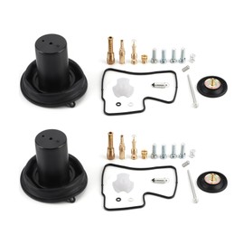 2 Sets Carburetor Rebuild Kit Carb Repair Accessories Fit for Honda VLX600/VT600 1994-2003