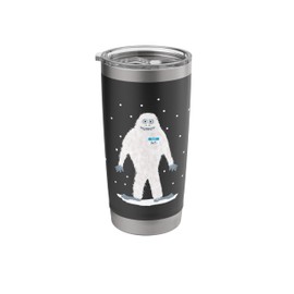 Yeti with a Name tag Stainless Steel Insulated Tumbler