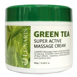 Busan Holdings 부드럽게 발리고 촉촉함이 오래 녹차 마사지 크림 300g Smoothly Apply and Long-lasting Moisture Green Tea Massage Cream 300g