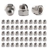 Lyeteung 50 Pieces M3 Hexagonal Acorn Nuts Stainless Steel Hex