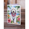 Caroline's Treasures Komondor Luau Greeting Cards Pack of 8 Blank