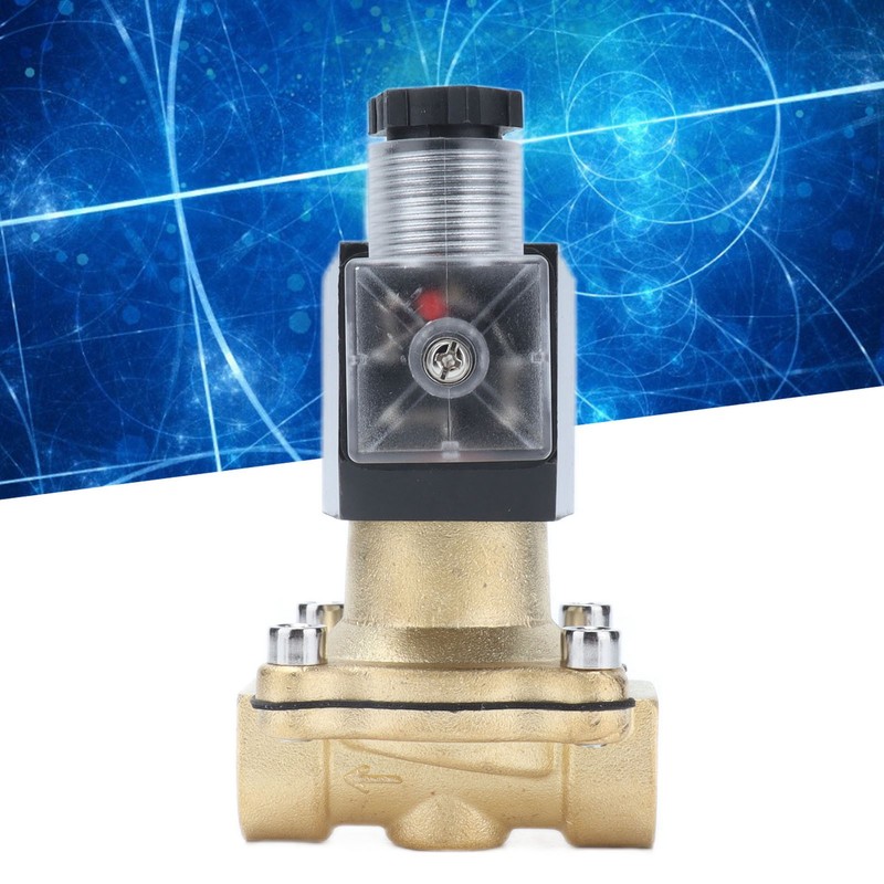 Solenoid Valve 2 Way Normally Open Brass Diaphragm Type Tools