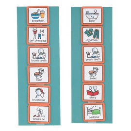 Morning and Bedtime Routine Chart to support routine and transition for school children, early years, toddlers, autism, adhd, speech and language difficulties, learning difficulties.