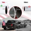 DIOVPLX Truck Flag Pole Kit with Trailer Hitch Flagpole Holder,