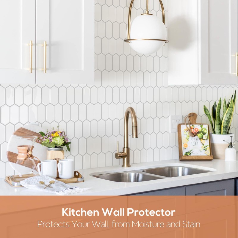Vamos Tile Upgraded Thicker Design Peel and Stick Backsplash Tile,