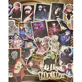 Demon Slayer 50 Pieces Bundle Pack Stickers Jujutsu Kaisen