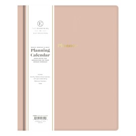 Blue Sky Everygirl Non-Dated Planner, Weekly & Monthly Layout, Bookbound, Flexible Cover, Goal Setting and Time Management Organizer (Desert Rose, 8" x 10")