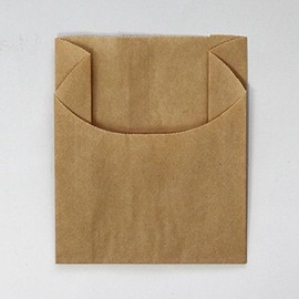 fbaop05 Oil Bag 100 Piece Half Moon Brown Solid