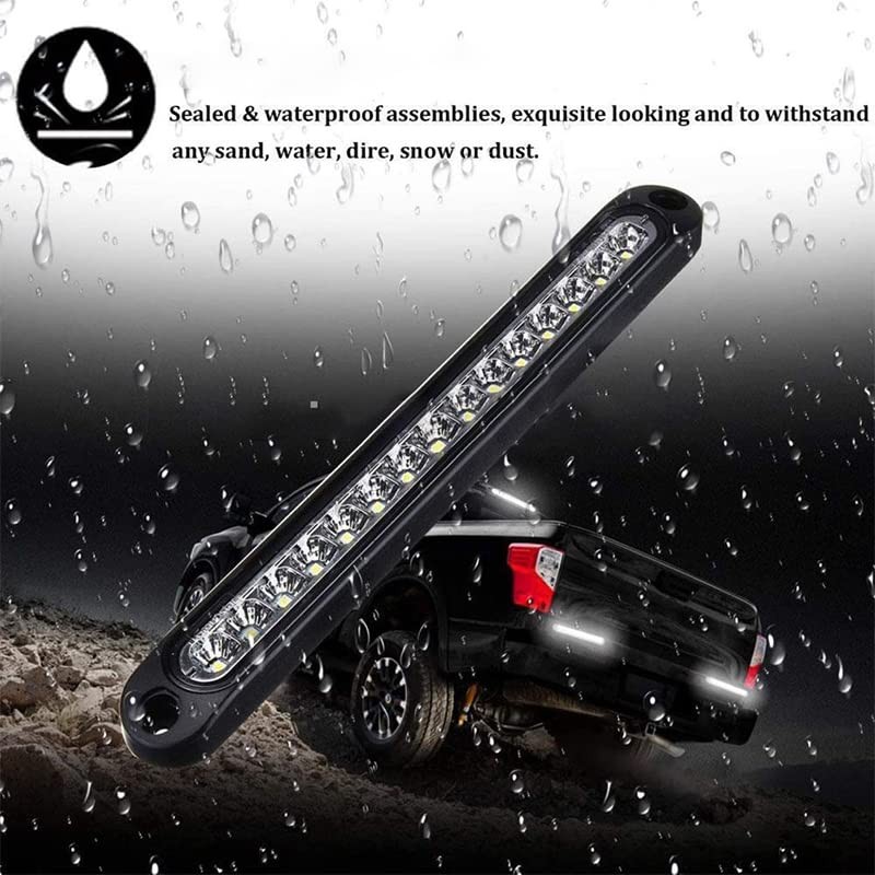 2x 15 LED Tail Light Trailer Truck Caravan UTE Reverse