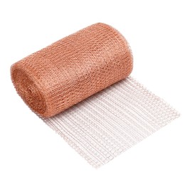Cozlly 9 m x 12.7 cm Copper Net Against Snails, Copper Mesh Roll, Copper Mesh Knitted Copper Filter Net, Cuttable Copper Mesh, Copper Mesh for Distilling, for Garden, Mouse, Insects