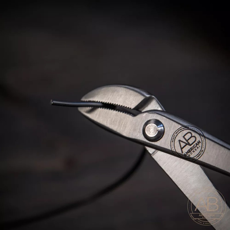 American Bonsai Stainless Steel Pliers: Standard Issue WIDE/ANGLED