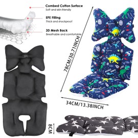 Universal Pushchair Seat Cover, Baby Seat Cover, Pushchair Summer Insert, Seat Cover, Pushchair Breathable, Baby Seat Cushion, Pushchair, Baby Seat Cover, Buggy