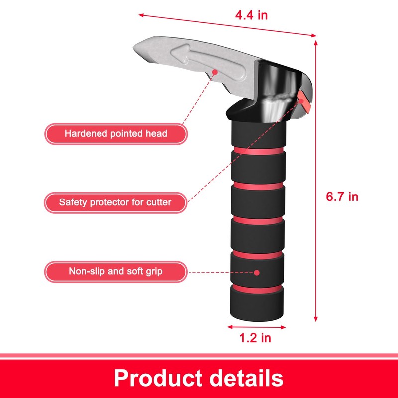 TONINT 3 in 1 Car Door Handle for Elderly Car