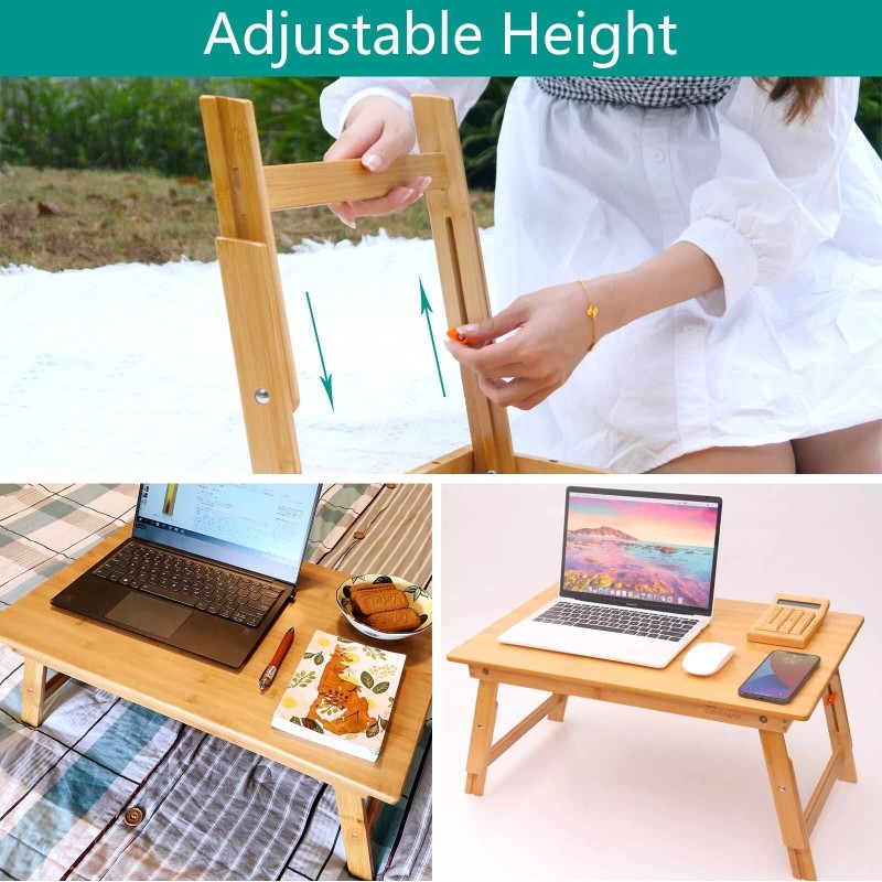 COIWAI Lap Desk for Bed, COIWAI Bamboo Bed tary, Laptop