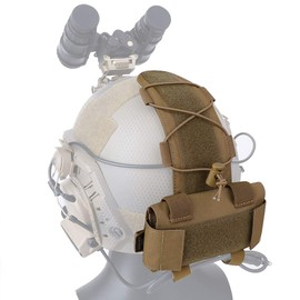 KRYDEX Tactical Helmet Battery Pouch Counterweight K1 Pack Balance Weight Bag with Hook&Loop (Upgraded-CB)