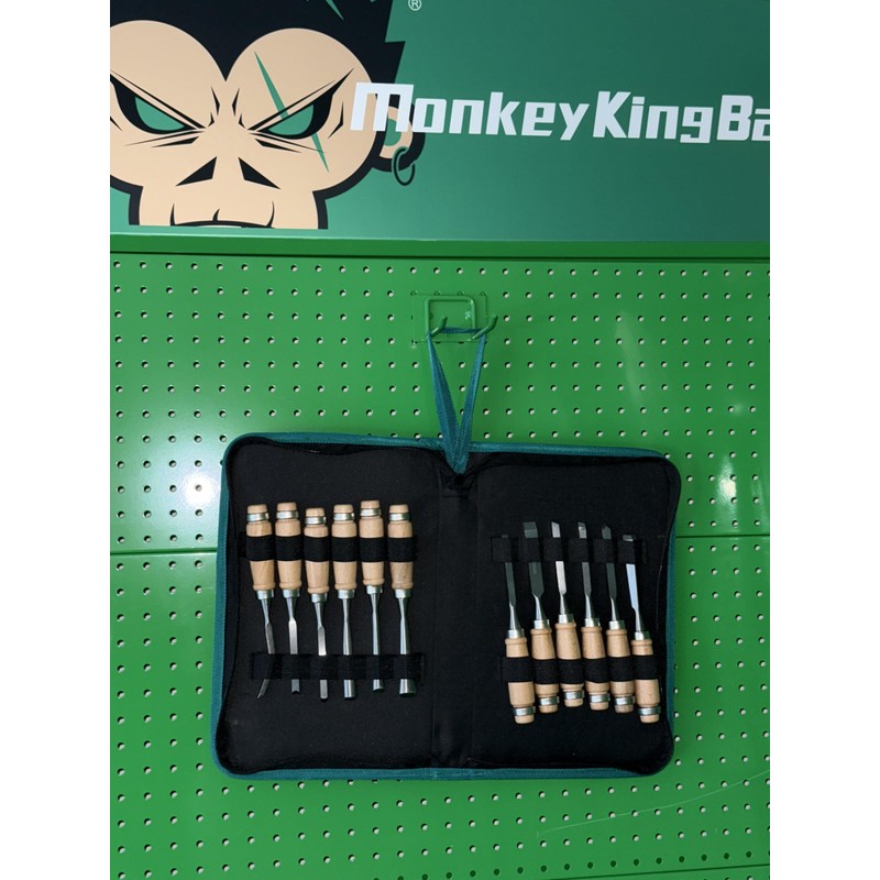 Monkey King Bar-12pcs Wood Carving Chisel Set- Sharp Woodworking Tools