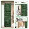 Green Sisal Rope 1/4 Inch by 49-Feet for Cat Scratching