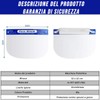 2 x Reusable Safety Visors - Lightweight & Transparent -