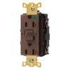 Hubbell GFRST83 Gfci Receptacle, 20 Amps, Nema Configuration: 5-20R, Decorator,