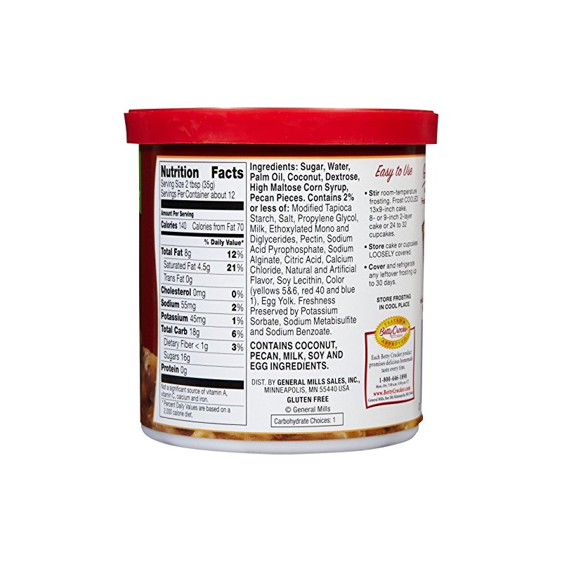 Betty Crocker Rich & Creamy Frosting - Coconut Pecan -