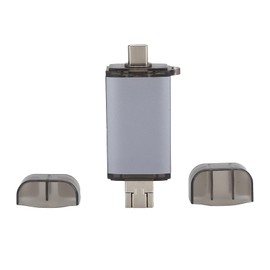 6 in 1 OTG Card Reader, Type C, Micro, USB, TF, SD, for 10, 8, 7 Vista XP OS X 10.4.6 and Higher and for Android do Not Require Drivers, Support Mobile Phones, Tablets, PCS