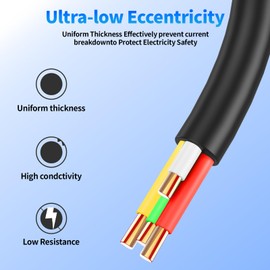 18/4 Solid Sprinkler System Wire 150ft, 18 Gauge Irrigation Wires PVC Jacket Sprinkler Cable for Underground Irrigation Valves Field Central Control System