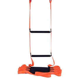 Emergency Fire Escape Ladder, 9.8 Feet - 2 Story Homes, Reusable Safety Extension Rope Ladder for Home Window, Balcony, Railing, Tree House